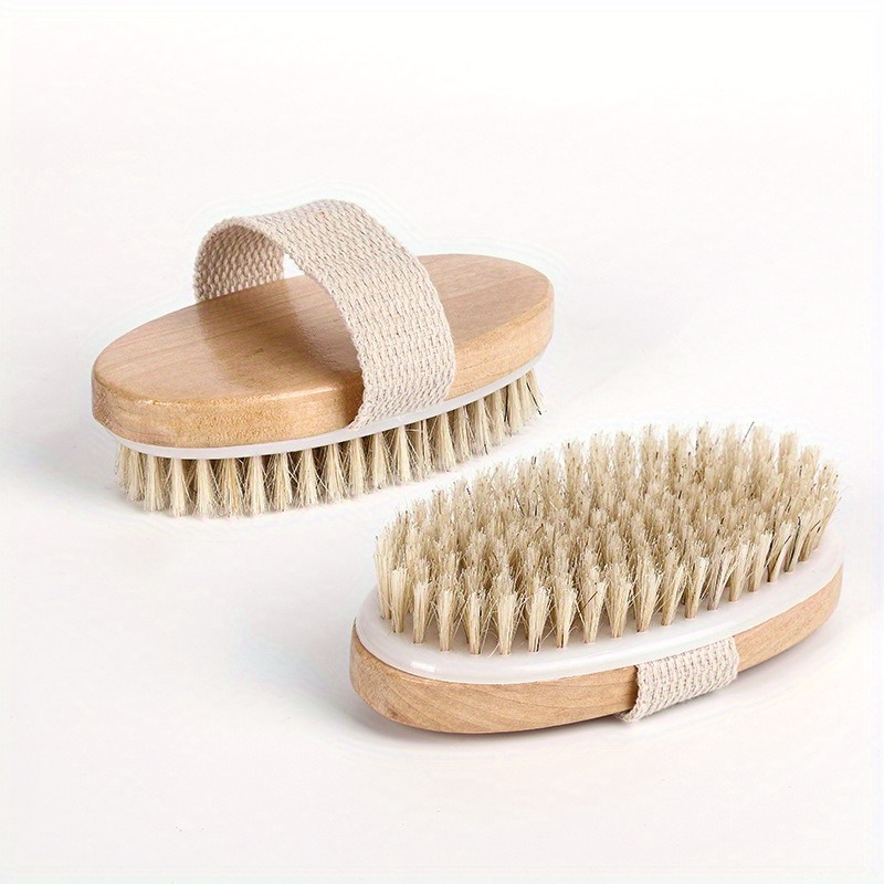 Body Loofah Natural - Dry Brush Body Brush, Exfoliating Body