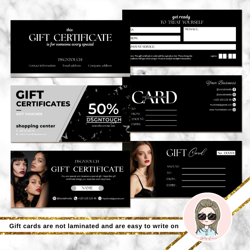 Spa Wellness Services - Spa and Wellness Gift Card Custom