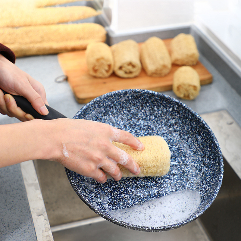 Body Loofah Natural - Natural Loofah Sponge For Dishes Pots,