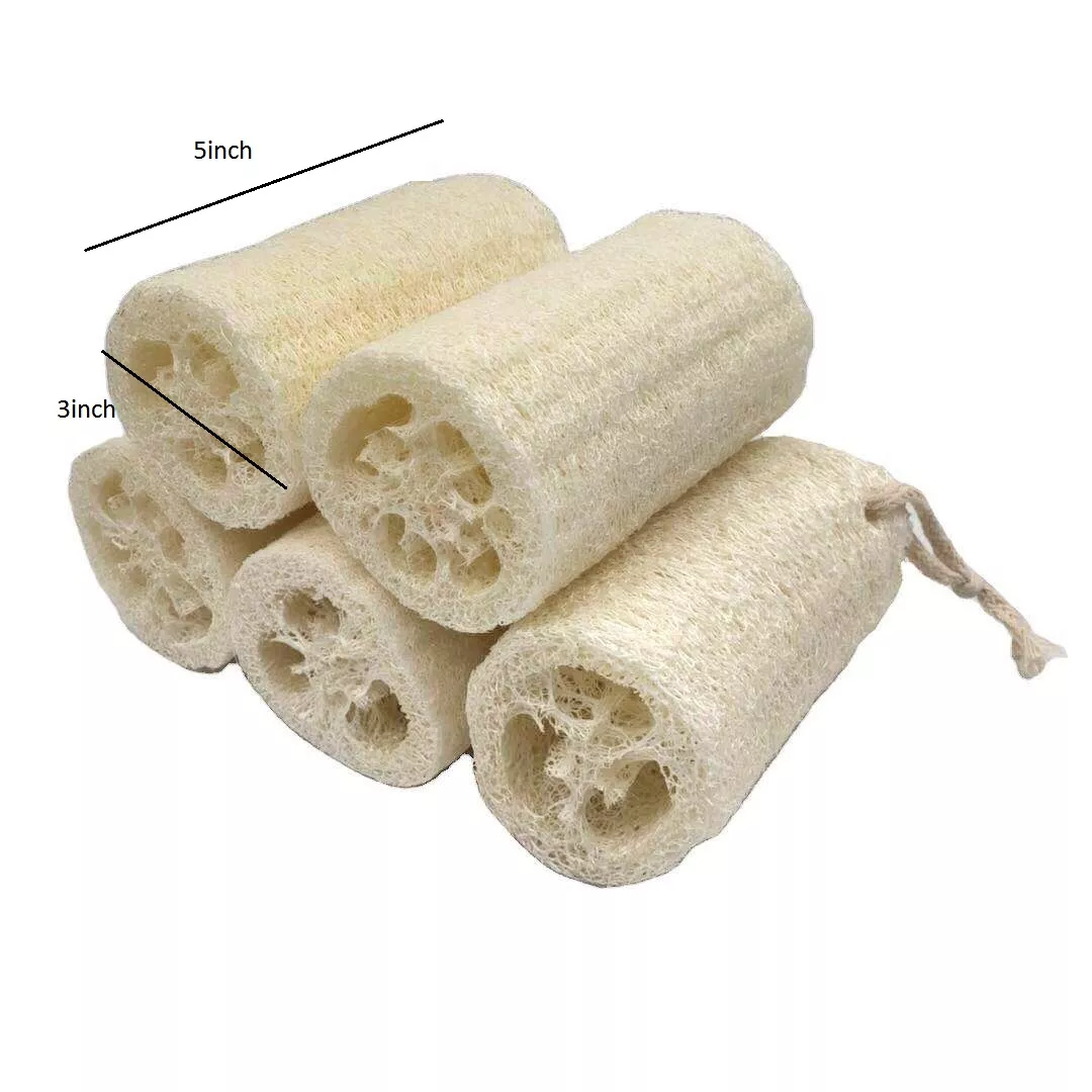 Body Loofah Natural - Natural Organic Okra Exfoliating Bath Ball