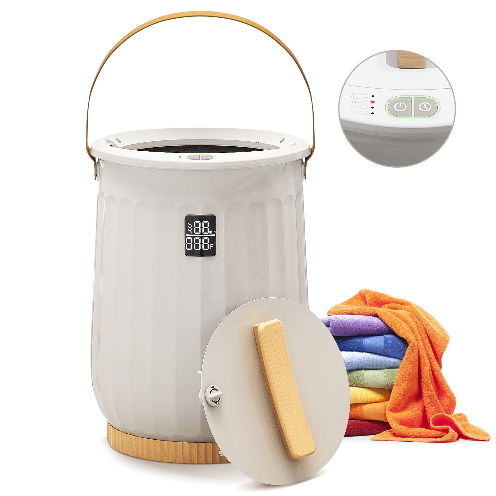 20L Towel Warmer Bucket with T - Spa & Wellness Center Hotel Solverde recensione e prezzo