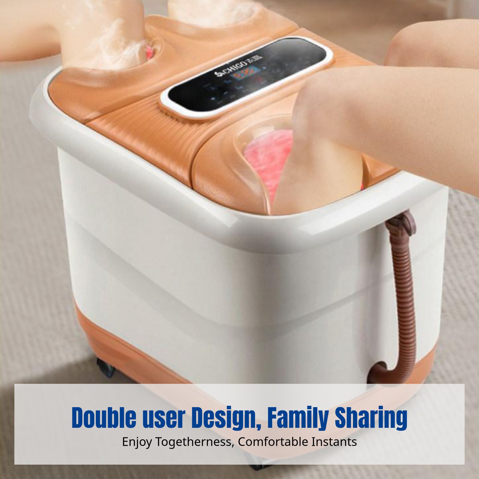 Foot Spa Bath for Two Users, E - Wellness Spa And Massage recensione e prezzo