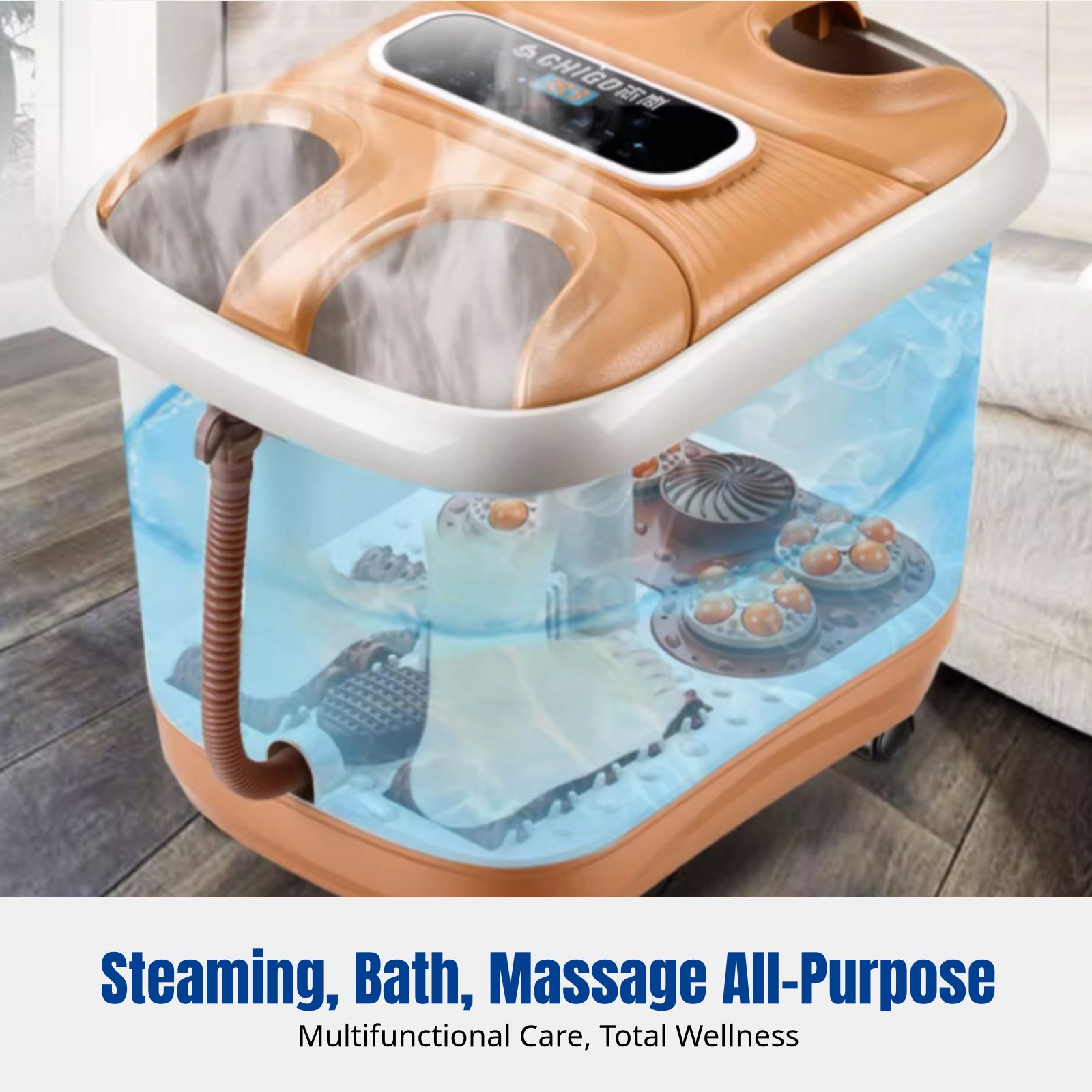 Foot Spa Bath for Two Users, E - Wellness Spa And Massage recensione e prezzo