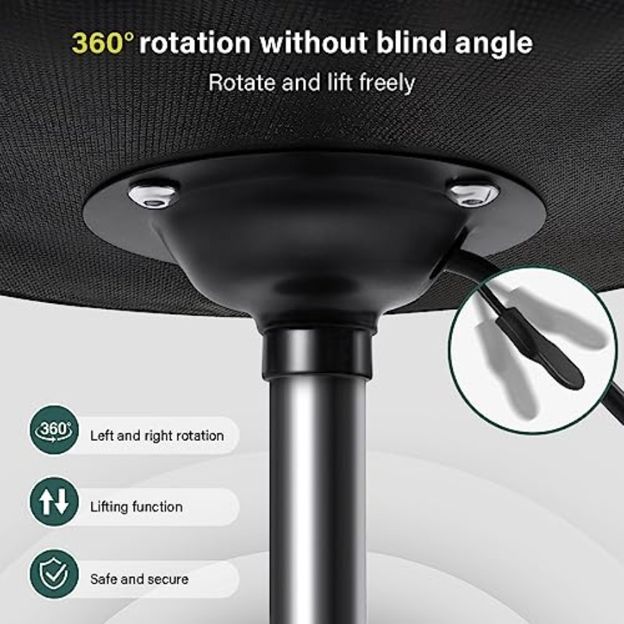 Square Swivel Stool with Wheel - Spa & Wellness Center Hotel Solverde recensione e prezzo