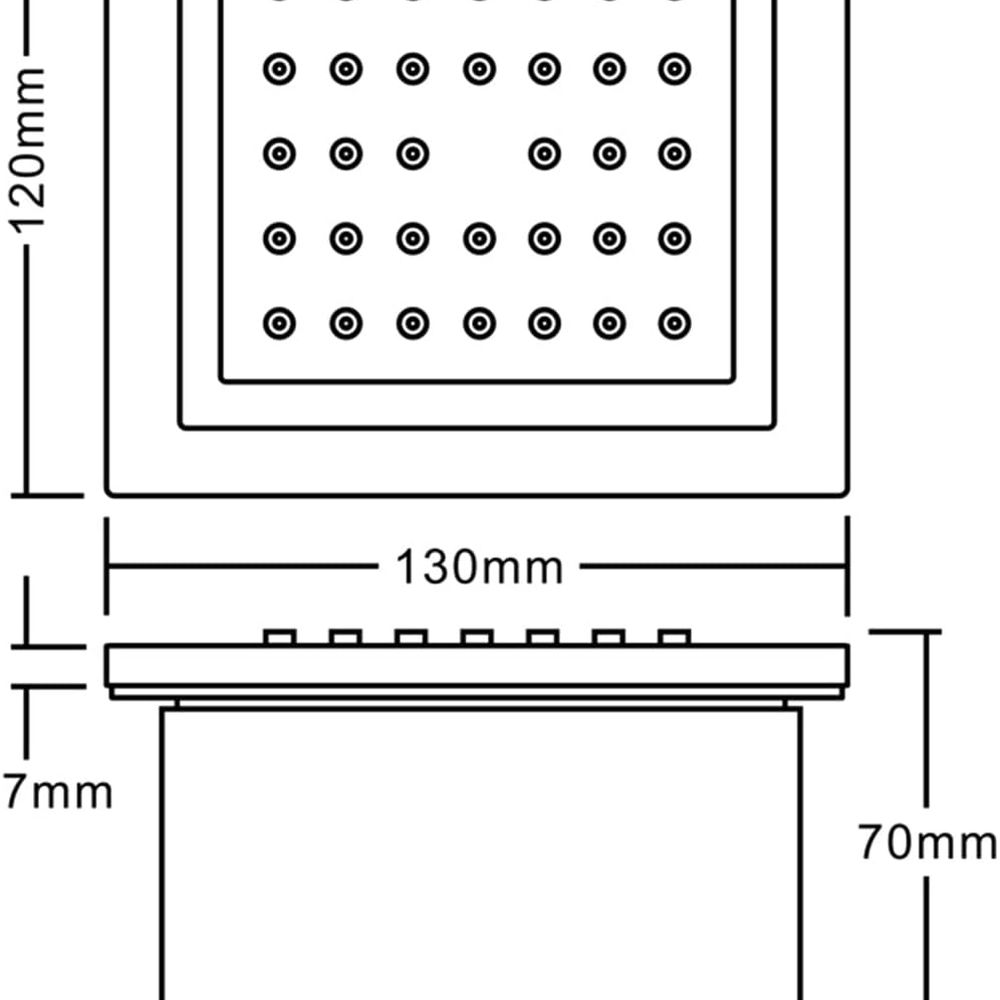 4-Piece Solid Brass Square Sho - Spa & Wellness Center Hotel Solverde recensione e prezzo