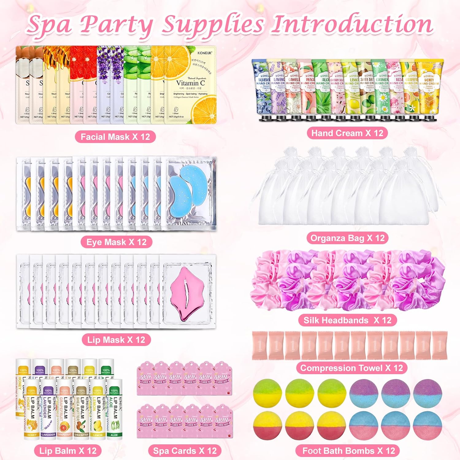 Spa Party Supplies Kit with 12 - Spa & Wellness Center Hotel Solverde recensione e prezzo