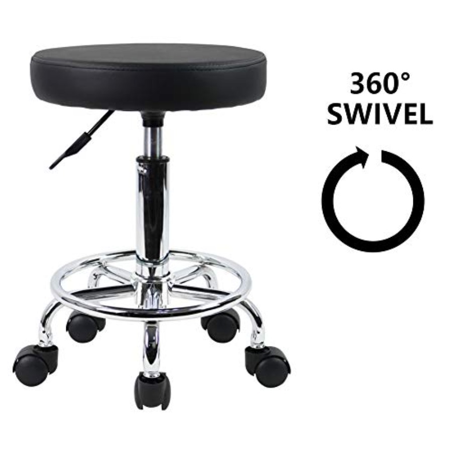 PU Leather Round Rolling Stool - Spa & Wellness Center Hotel Solverde recensione e prezzo