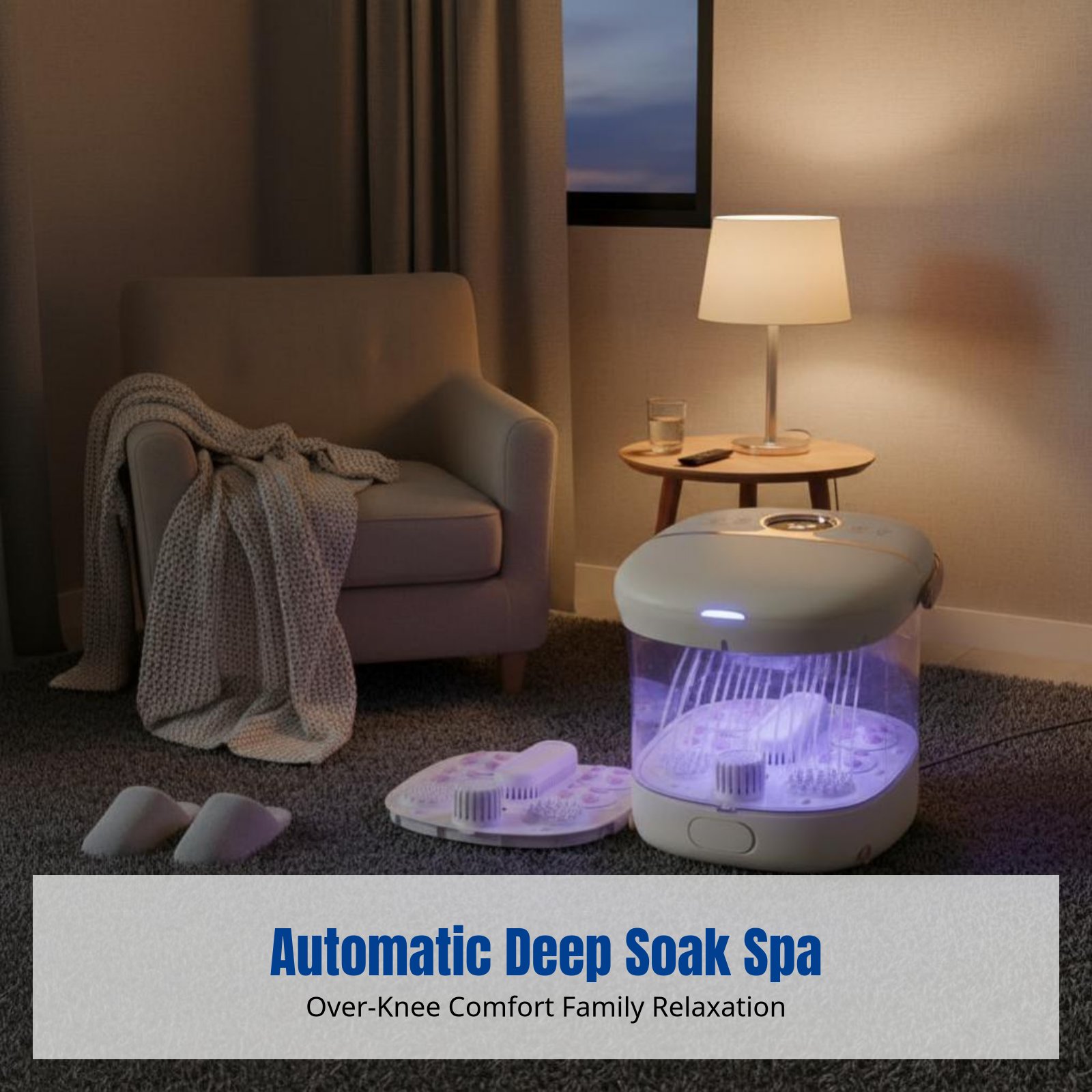 Deep Knees-Over Foot Spa Tub,  - Wellness Spa And Massage recensione e prezzo