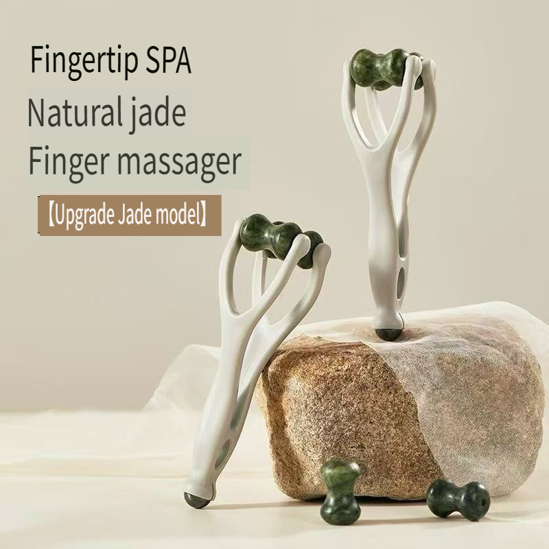 1pc Natural Jade Finger Massag - Wellness Spa And Massage recensione e prezzo