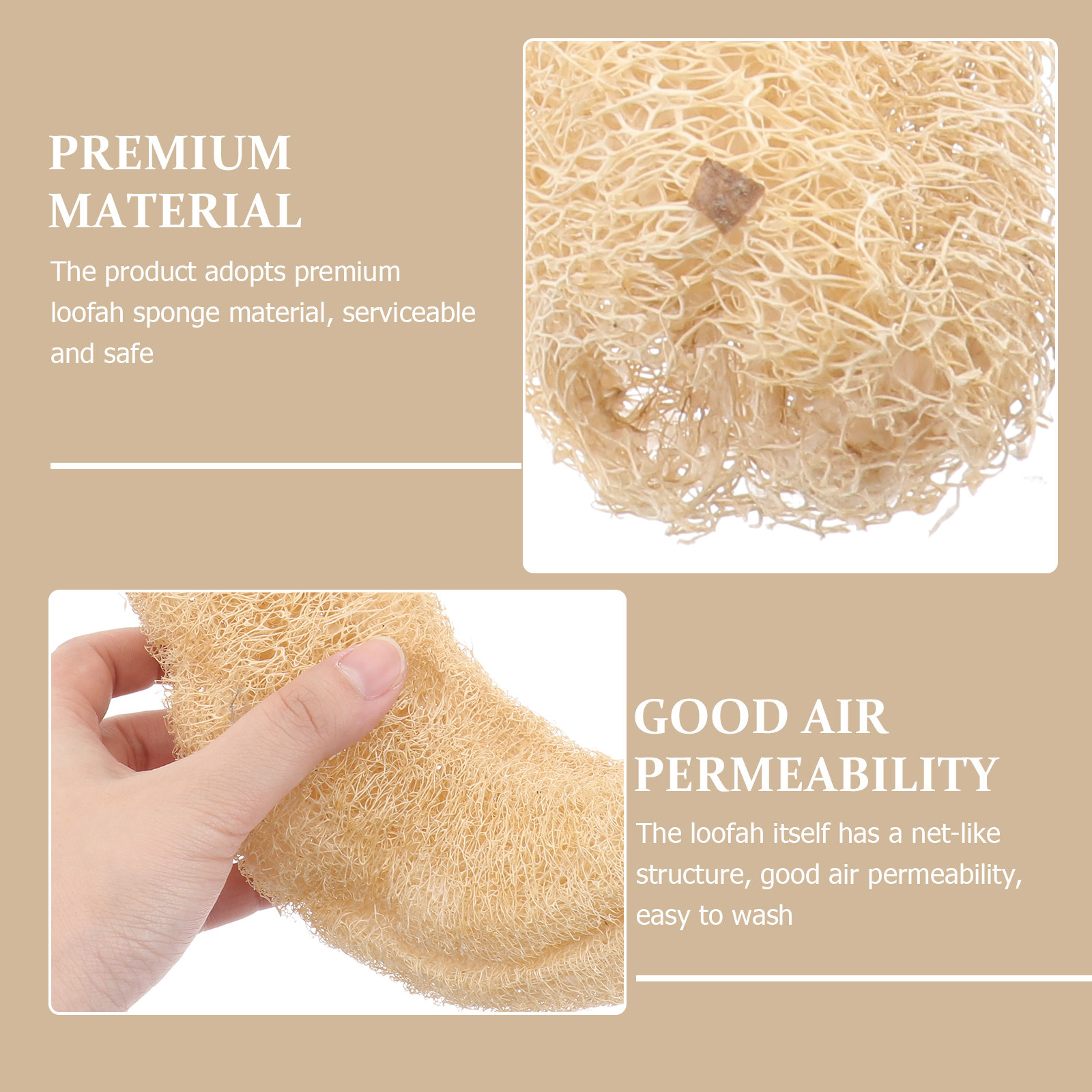 1Pcs Natural Loofah Shower Spo - Body Loofah Natural recensione e prezzo