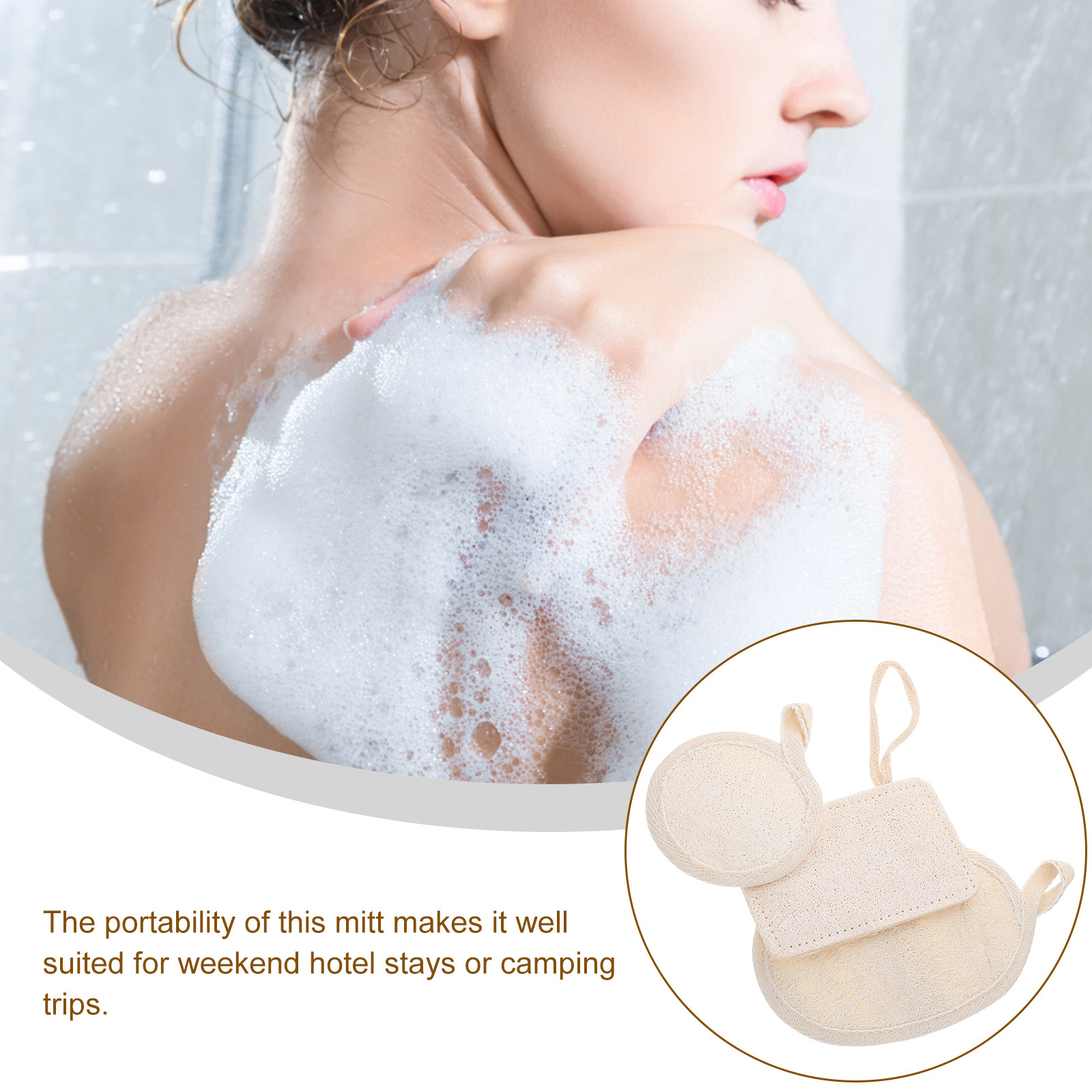 3Pcs Natural Loofah Exfoliatin - Body Loofah Natural recensione e prezzo