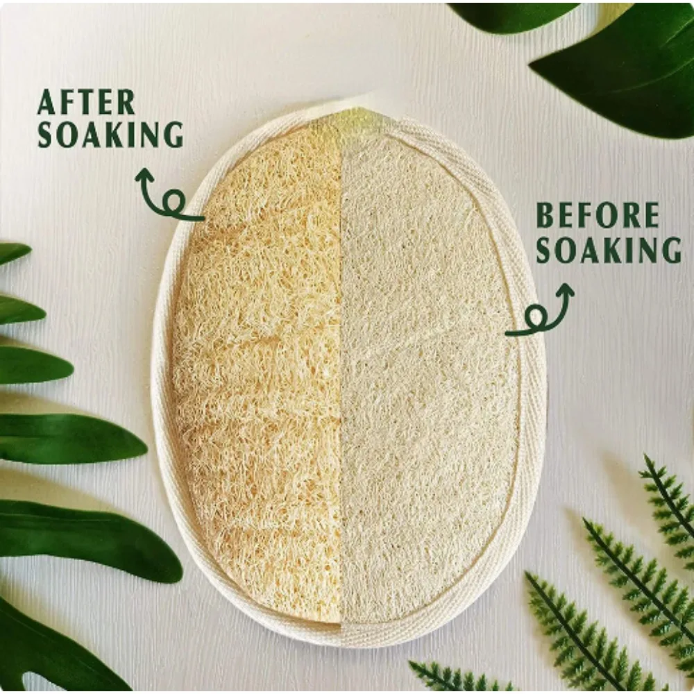 Natural Loofah Bath Brush Soft - Body Loofah Natural recensione e prezzo