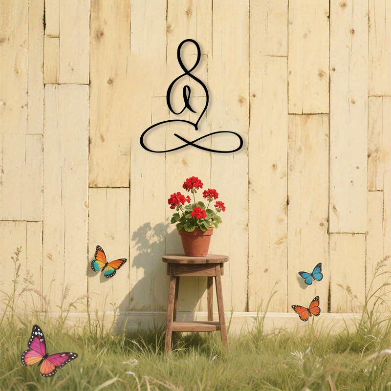 1pc Metal Wall Art for Wellnes - Spa Wellness Yoga recensione e prezzo